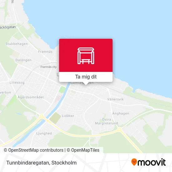 Tunnbindaregatan karta