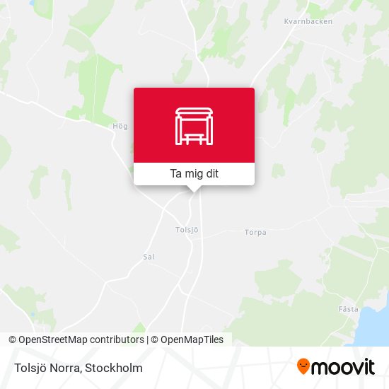 Tolsjö Norra karta