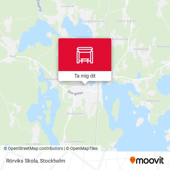 Rörviks Skola karta