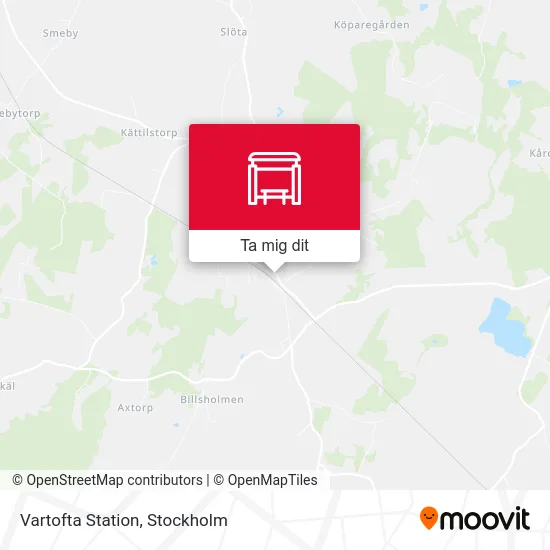 Vartofta Station karta