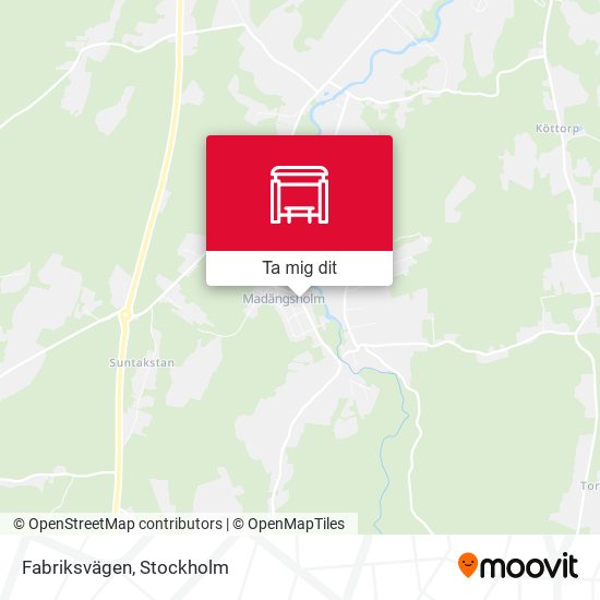 Fabriksvägen karta
