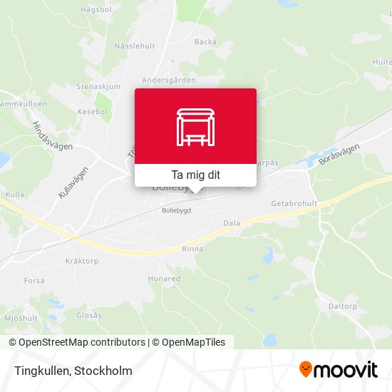 Tingkullen karta