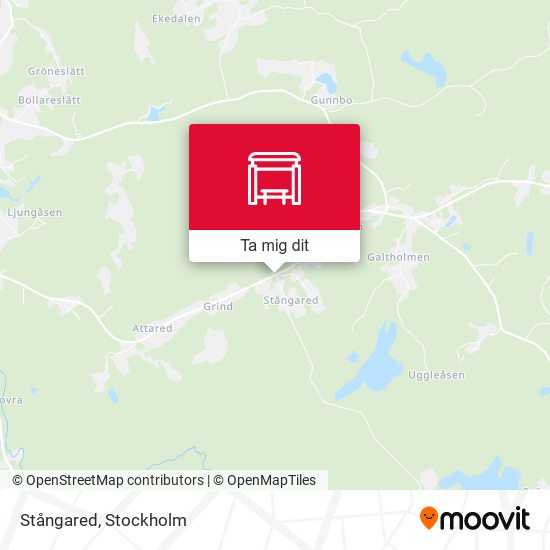 Stångared karta