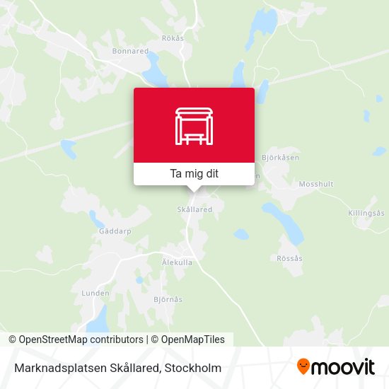 Marknadsplatsen Skållared karta