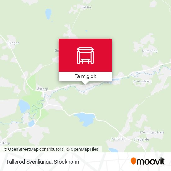 Talleröd Svenljunga karta