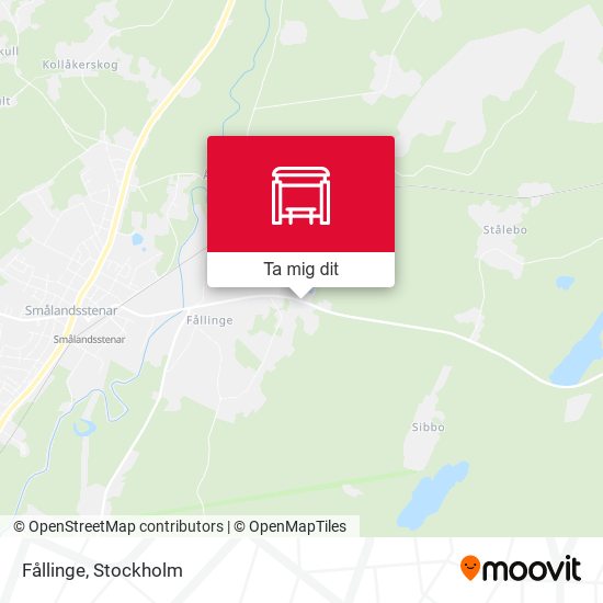 Fållinge karta