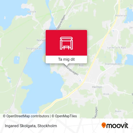 Ingared Skolgata karta