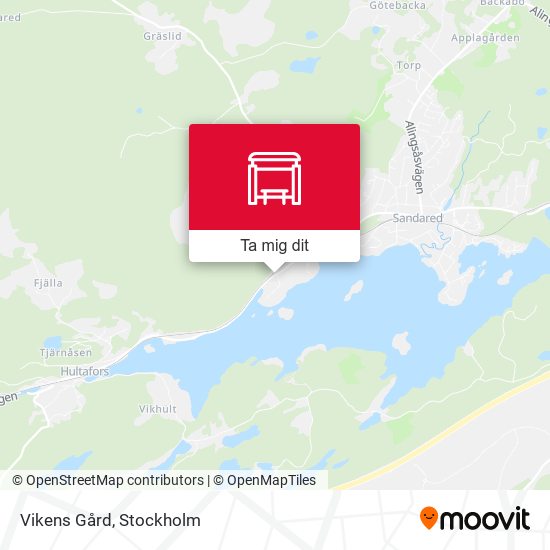 Vikens Gård karta