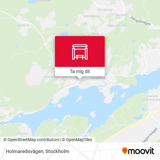 Holmaredsvägen karta