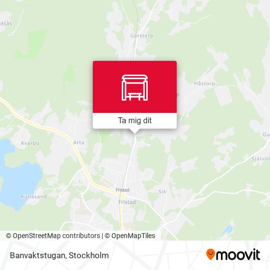 Banvaktstugan karta