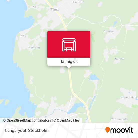 Långarydet karta