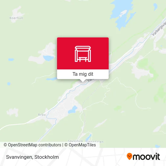 Svanvingen karta
