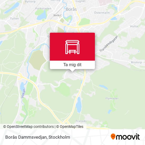 Borås Dammsvedjan karta