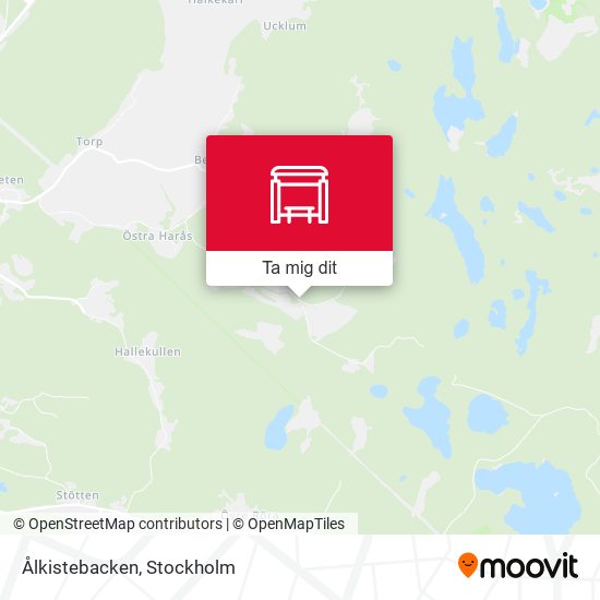 Ålkistebacken karta