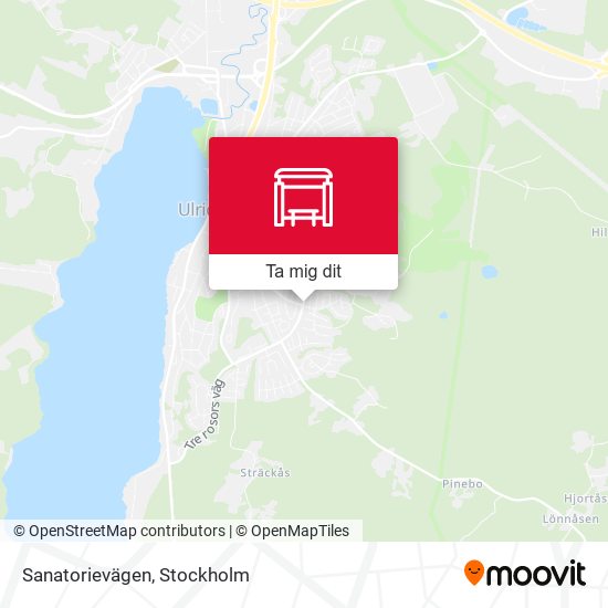 Sanatorievägen karta
