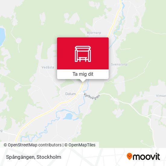 Spångängen karta