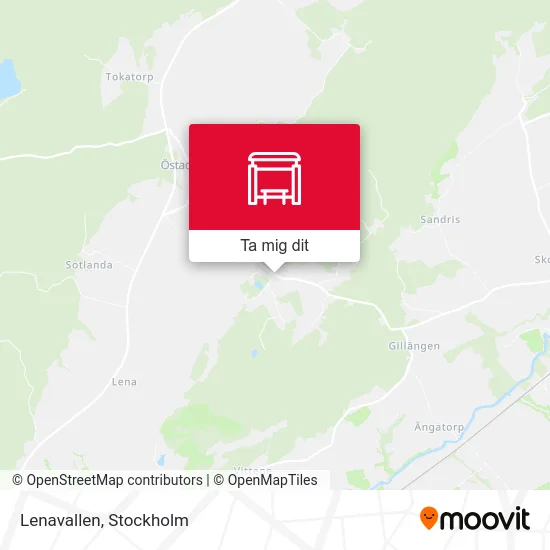 Lenavallen karta