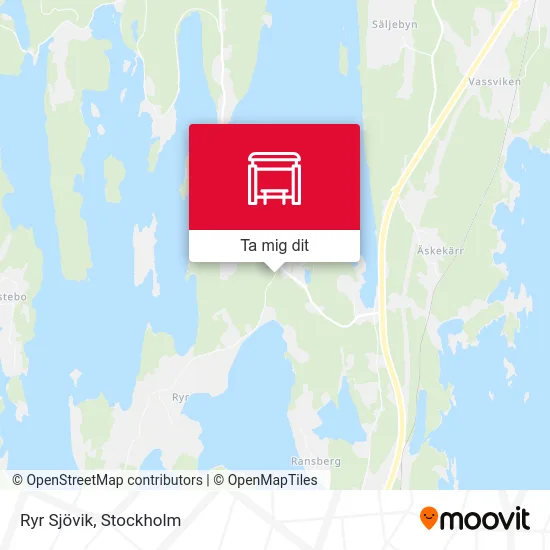 Ryr Sjövik karta