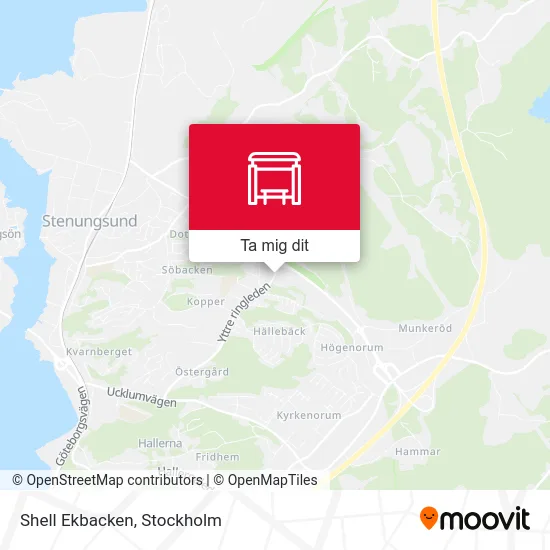 Shell Ekbacken karta