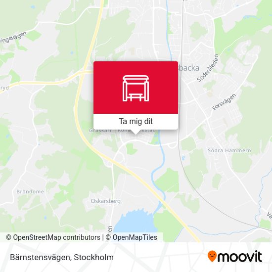 Bärnstensvägen karta