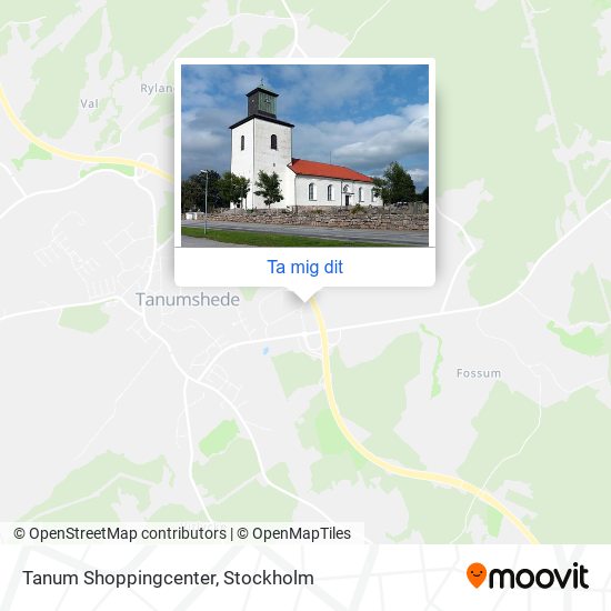 Tanum Shoppingcenter karta
