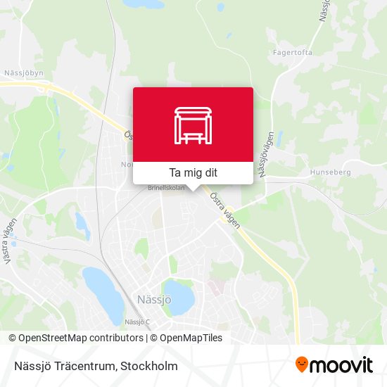 Nässjö Träcentrum karta