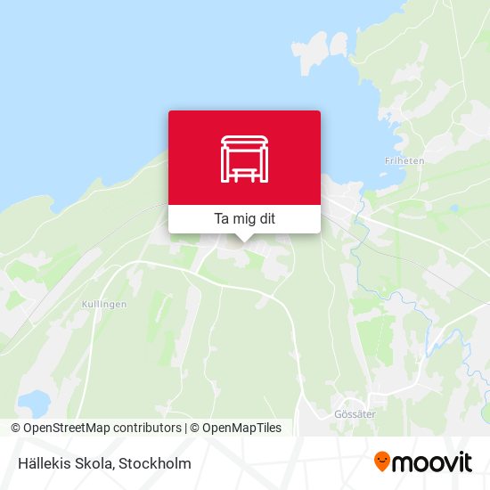 Hällekis Skola karta