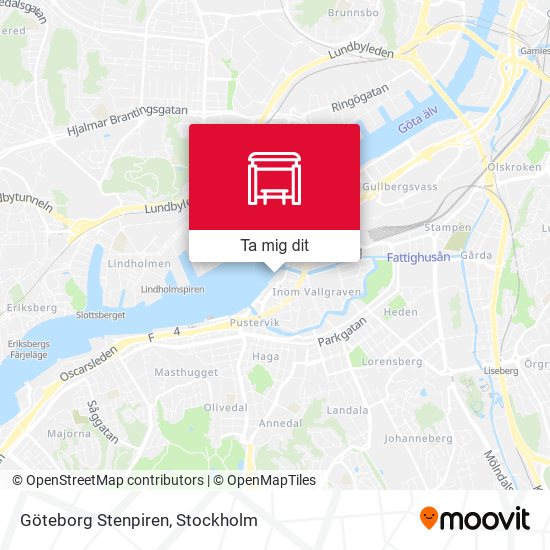 Göteborg Stenpiren karta