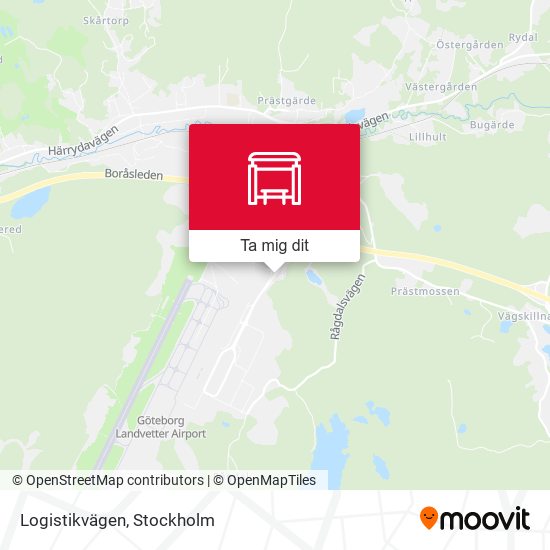 Logistikvägen karta