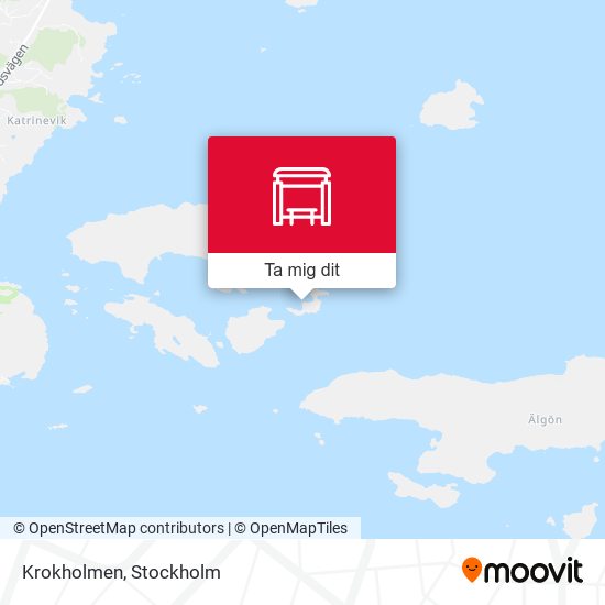 Krokholmen karta