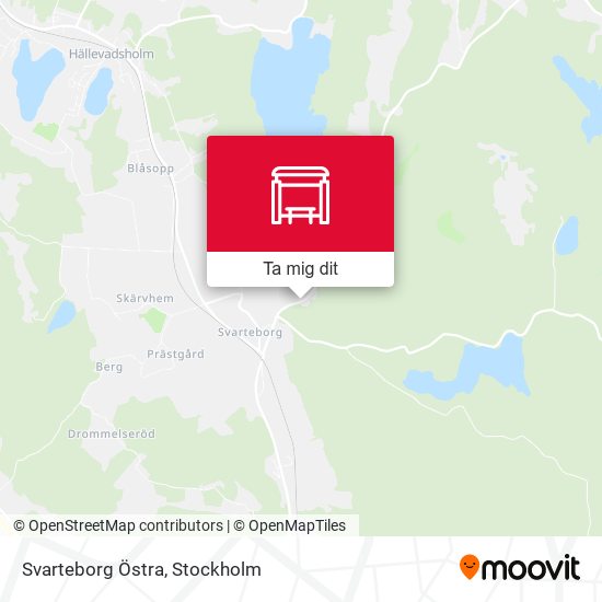 Svarteborg Östra karta