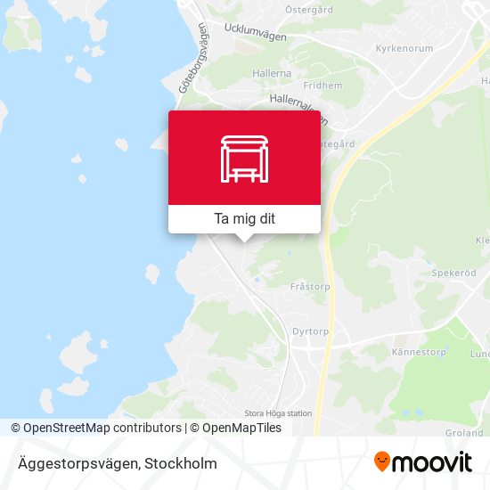 Äggestorpsvägen karta