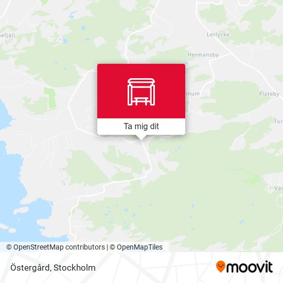 Östergård karta