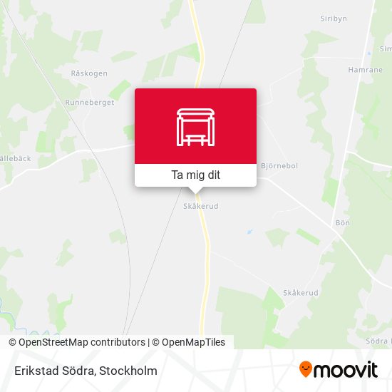 Erikstad Södra karta