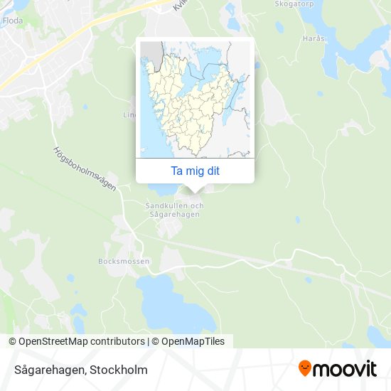 Sågarehagen karta