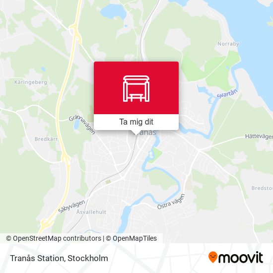 Tranås Station karta