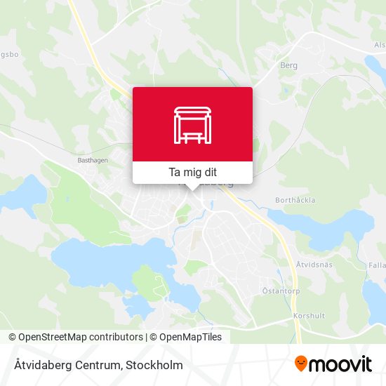 Åtvidaberg Centrum karta