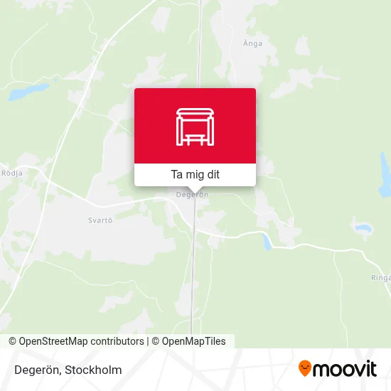 Degerön karta