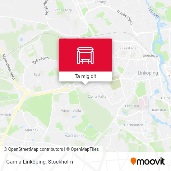Gamla Linköping karta