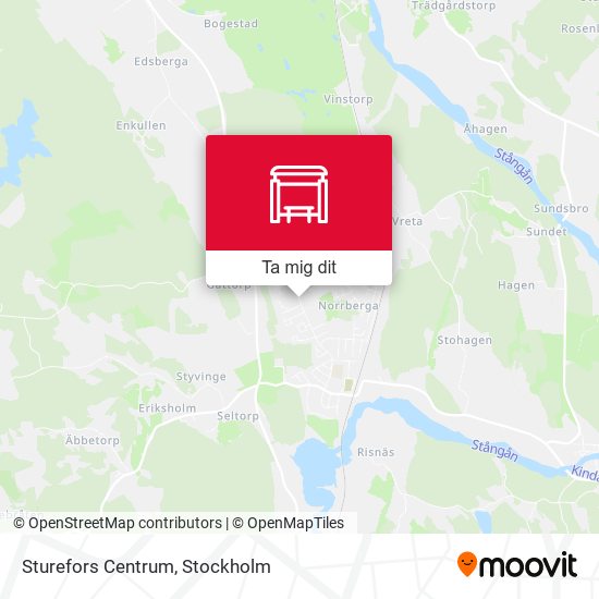 Sturefors Centrum karta