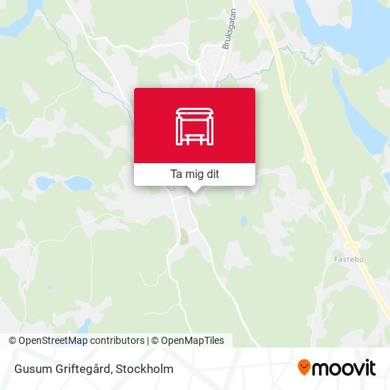 Gusum Griftegård karta