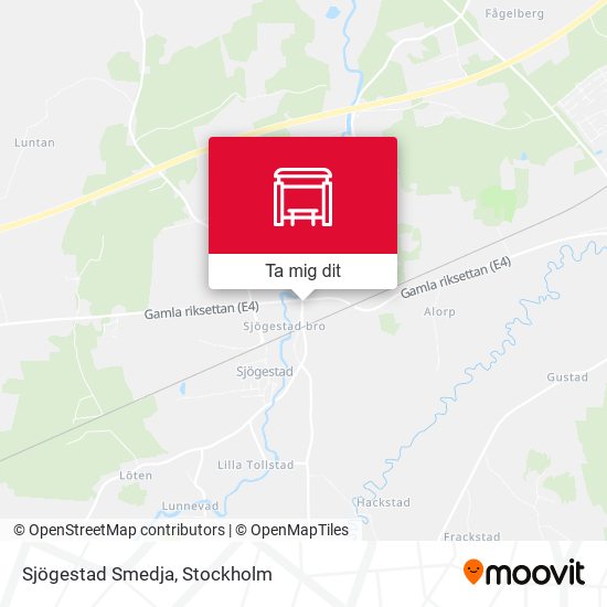 Sjögestad Smedja karta