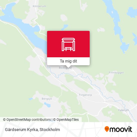 Gärdserum Kyrka karta