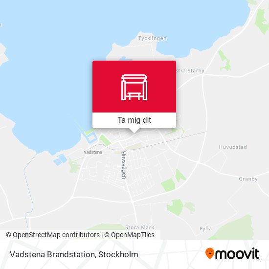 Vadstena Brandstation karta