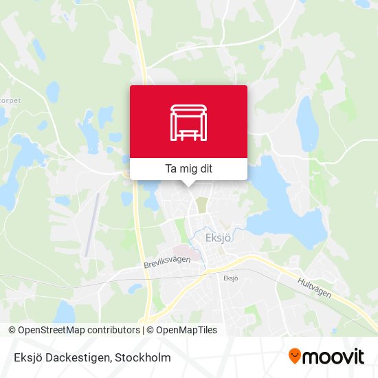 Eksjö Dackestigen karta