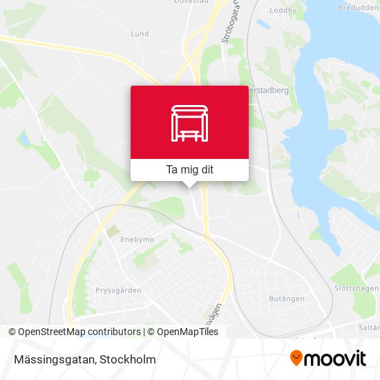 Mässingsgatan karta