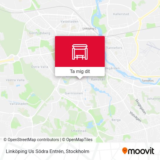 Linköping Us Södra Entrén karta