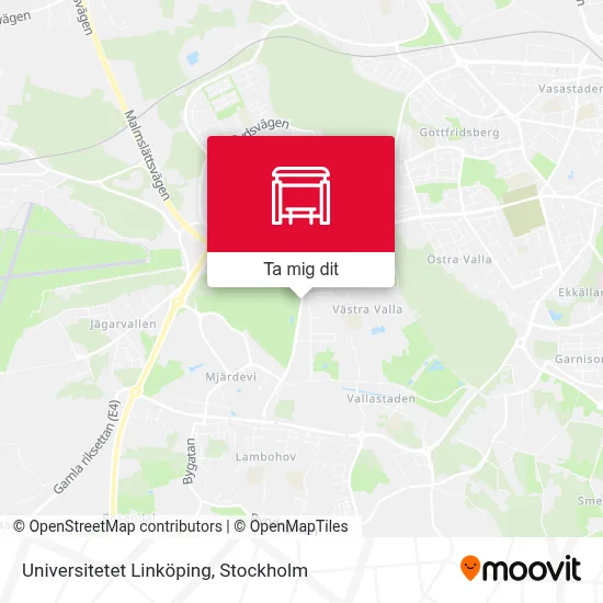 Universitetet Linköping karta