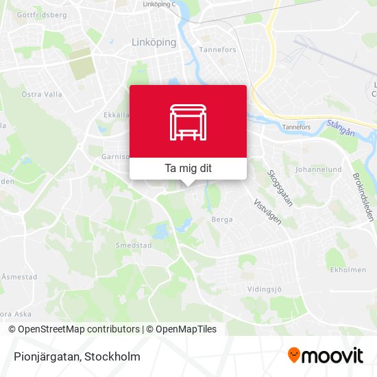 Pionjärgatan karta