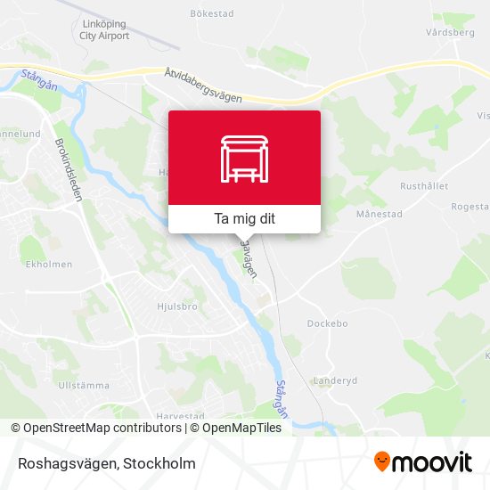 Roshagsvägen karta
